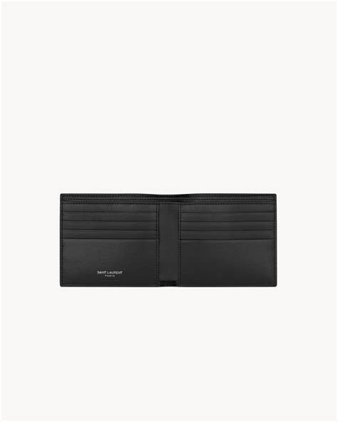 Portefeuille SAINT LAURENT PARIS East/West en cuir grain de .